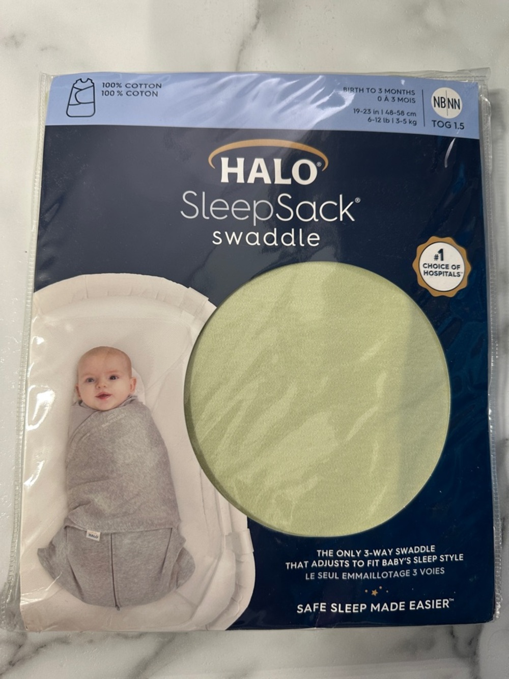 🌲 Halo SleepSack Swaddle Newborn (fits 0-3 months) - Picture 5 of 9